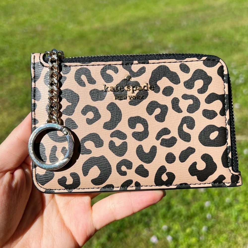 Kate Spade Medium Cardholder Key Ring Black Multi - Picture 4 of 4